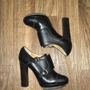 Lanvin size 7 leather booties